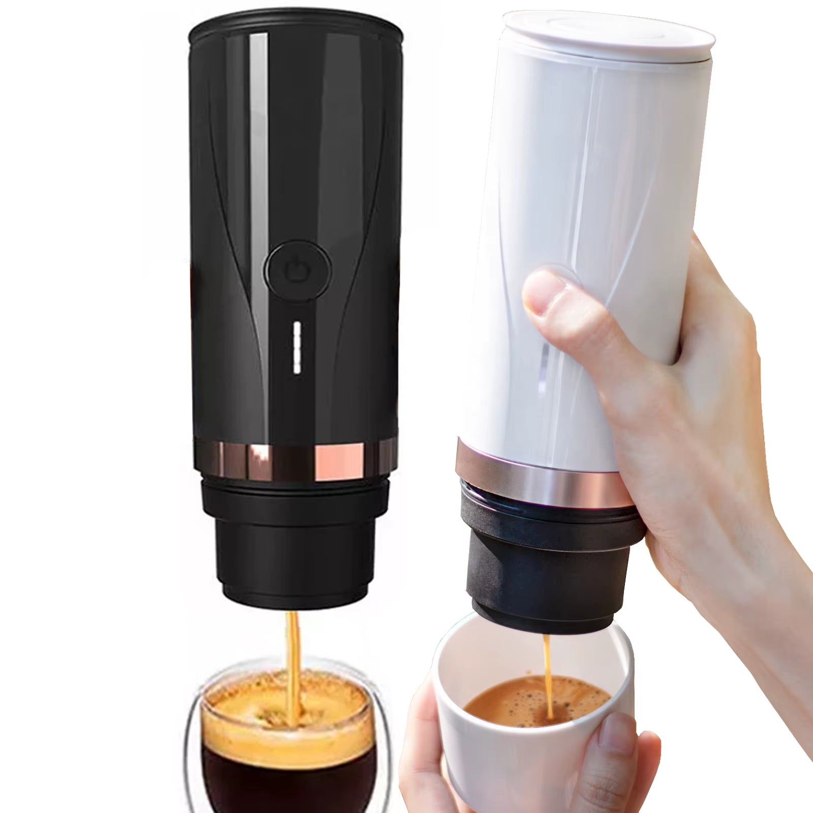 All in One Design USB Charging Fully Automatic Mini Capsule Instant Coffee Machine Italian 12V Portable Espresso Machine OEM 5V
