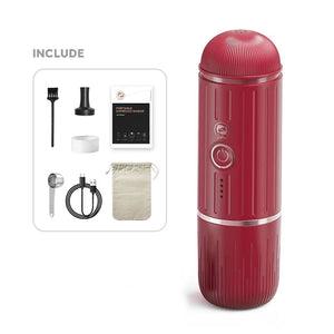 ME2218 Mini 2-In-1 Italian Capsule Coffee Machine Fully Automatic Heating Portable for Home Outdoor Sports Tour Travel