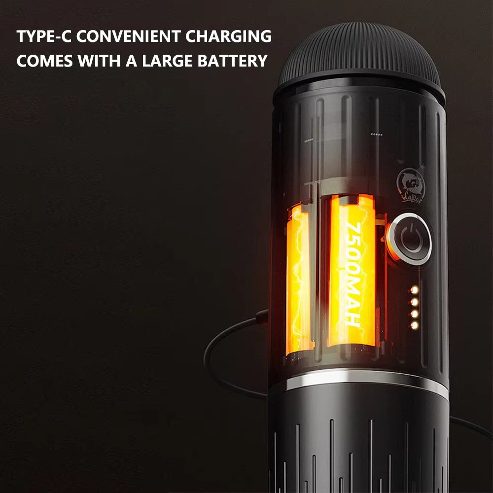 ME2218 Mini 2-In-1 Italian Capsule Coffee Machine Fully Automatic Heating Portable for Home Outdoor Sports Tour Travel
