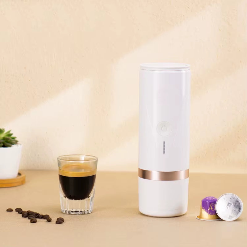 All in One Design USB Charging Fully Automatic Mini Capsule Instant Coffee Machine Italian 12V Portable Espresso Machine OEM 5V